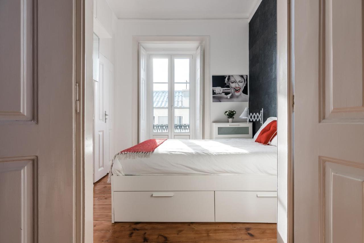 Lisboa Elegant 3 Bedroom Flat With View In Principe Real المظهر الخارجي الصورة