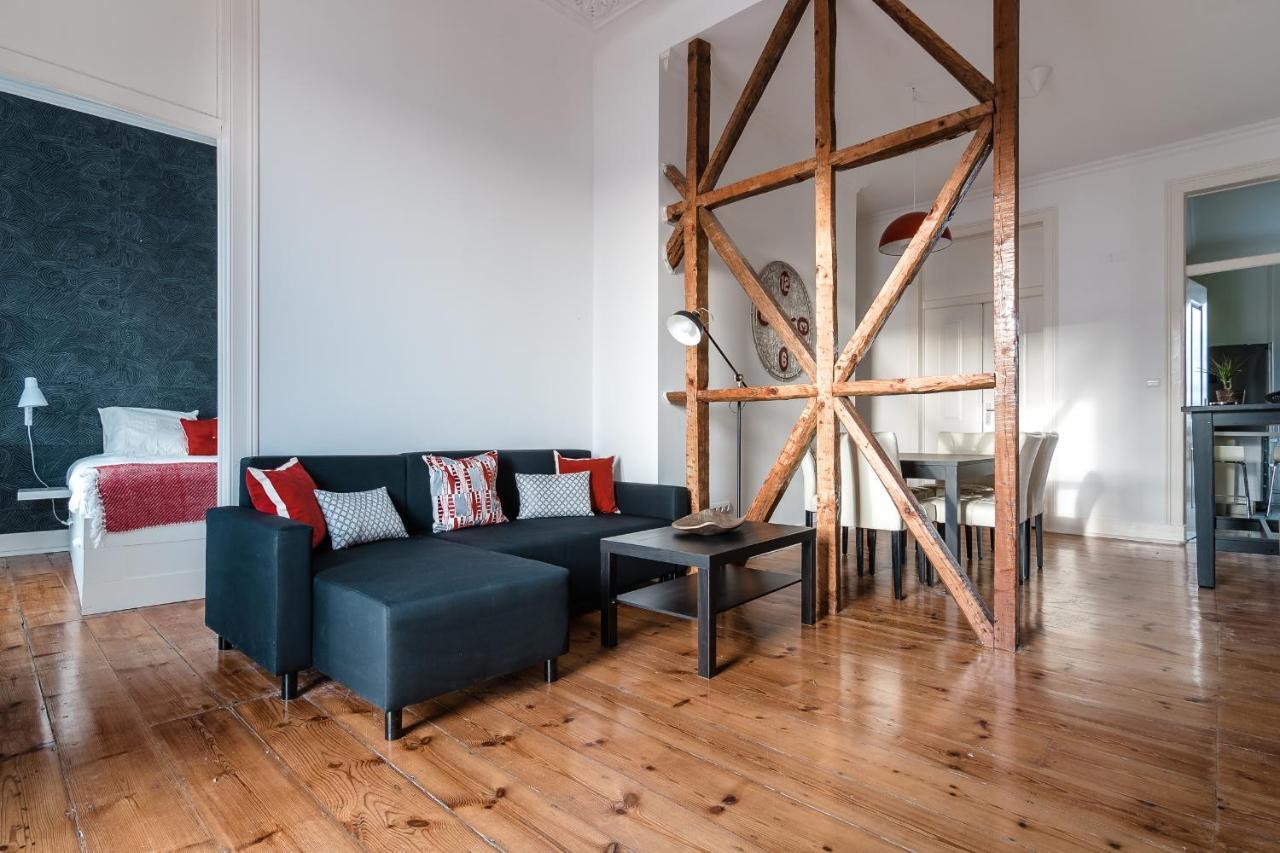 Lisboa Elegant 3 Bedroom Flat With View In Principe Real المظهر الخارجي الصورة