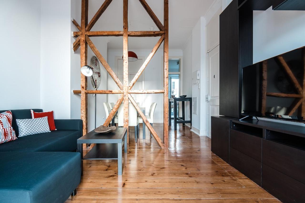 Lisboa Elegant 3 Bedroom Flat With View In Principe Real المظهر الخارجي الصورة